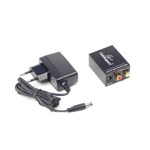 Adapter GEMBIRD DSC-OPT-RCA-001 (Toslink - RCA ; kolor czarny)