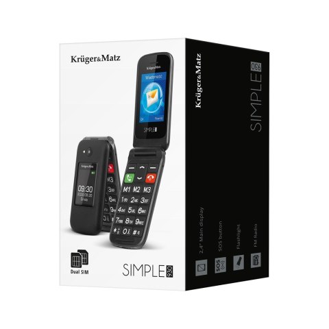 KRUGER & MATZ TELEFON DLA SENIORA SIMPLE 930 (WYPRZEDAŻ)