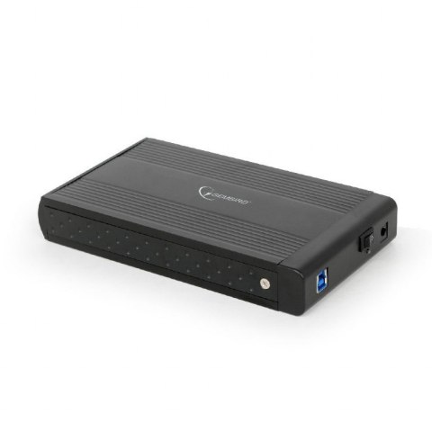 Kieszeń GEMBIRD EE3-U3S-3 (3.5"; USB 3.0; Aluminium; kolor czarny)