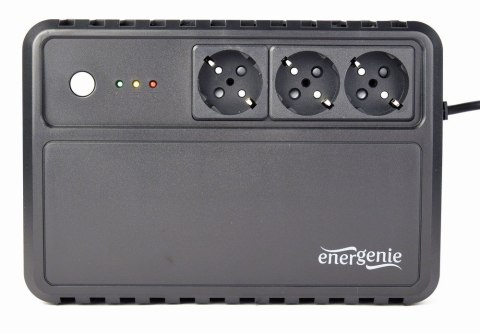 ENERGENIE ZASILACZ AWARYJNY UPS DESKTOP UPS 600VA LED 3X SCHUKO 230V OUT