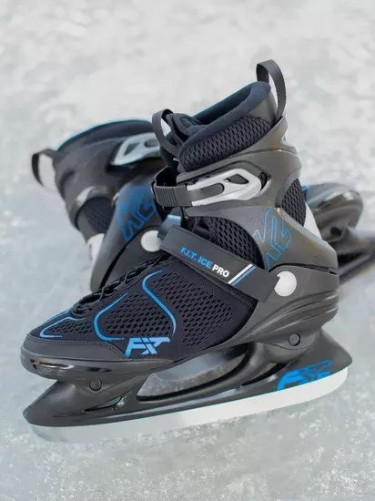 Łyżwy męskie K2 F.I.T. ICE PRO black/blue 40.5