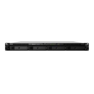 NAS Synology RS1619xs+; 1U RACK; 4x (3.5" SATA HDD/2.5" SATA HDD); Intel Xeon D-1527; 8 GB DDR4 ECC UDIMM (max. 64GB), 4x 1GbE R