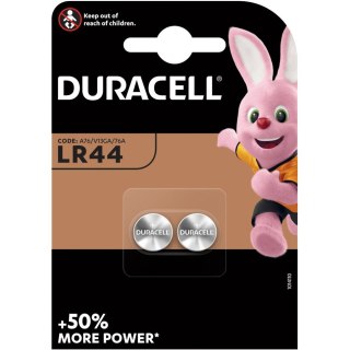 Bateria DURACELL LR44/A76/V13GA/76A/G13/L1154/157 alkaliczna guzikowa blister (2szt)