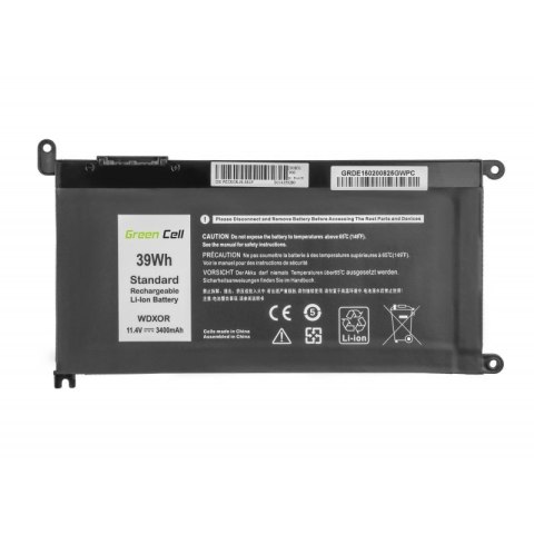 Bateria GREEN CELL do Dell Inspiron 13 DE150 (3400 mAh /11.4V )