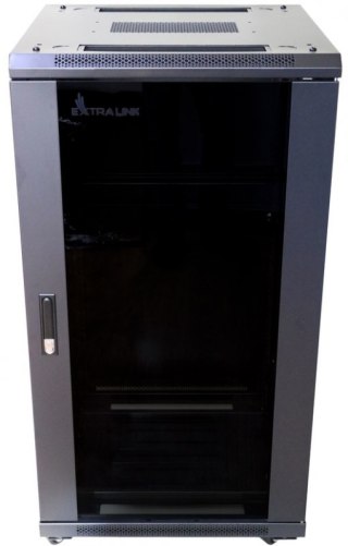 EXTRALINK 27U 600X600 STANDING RACKMOUNT CABINET BLACK