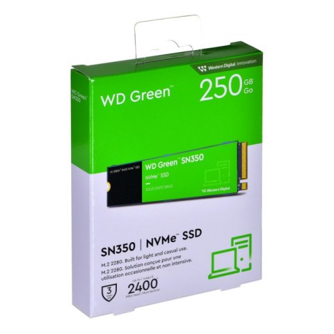 Dysk SSD WD Green SN350 250 GB Green (250 GB /NVMe )