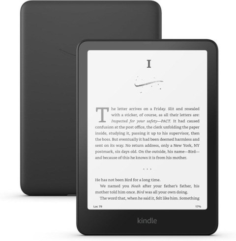 Ebook New Kindle Paperwhite (12th Generation) - 2024 release 7" glare-free 16GB Wi-Fi (Ad-supported) Black