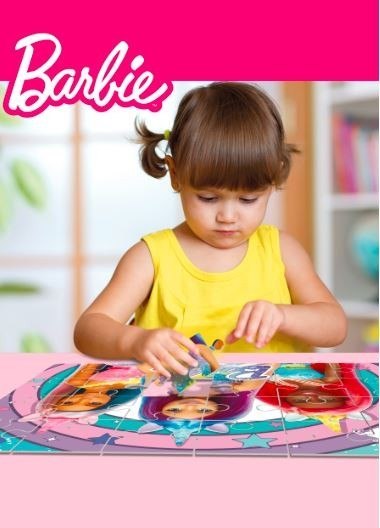 Puzzle Barbie 48 elementów Magiczny jednorożec