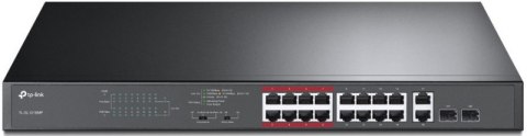 Przełącznik TP-LINK TL-SL1218MP (16x 10/100 PoE+ )