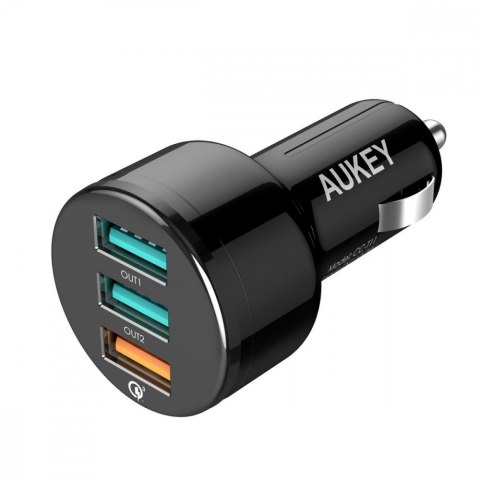 Ładowarka samochodowa CC-T11 3xUSB Quick Charge 3.0 | 7.8A | 42W + kabel USB-C