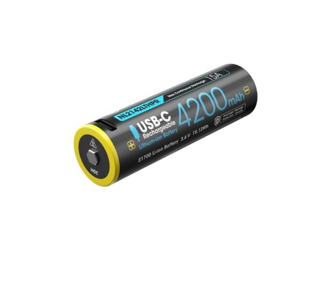 Nitecore NL2142LTHPR bateria do użytku domowego Bateria do ponownego naładowania 21700 Litowo-jonowa (Li-Ion)