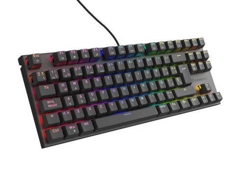 GENESIS THOR 303 TKL klawiatura Gaming USB QWERTY US English Czarny