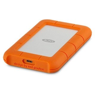 LaCie Rugged USB-C zewnętrzny dysk twarde 4 TB 5400 RPM 2.5" USB Type-C 3.2 Gen 1 (3.1 Gen 1) Pomarańczowy, Srebrny