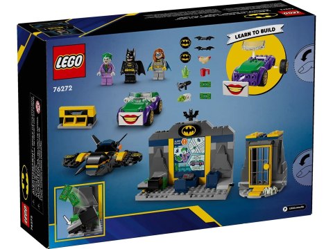 Klocki LEGO BATMAN 76272 Jaskinia Batmana z Batmanem, Batgirl i Jokerem