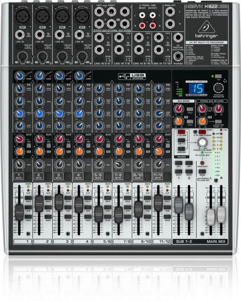 Behringer X1622USB mikser audio 16 kan. 10 - 200000 Hz