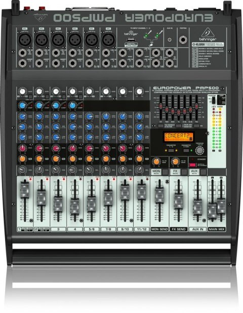 Behringer PMP500 mikser audio 12 kan. 20 - 20000 Hz