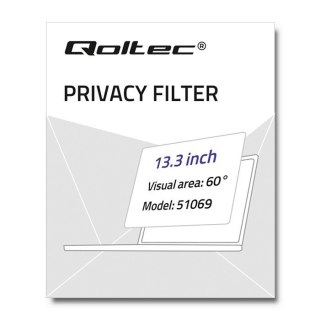 Qoltec 51069 filtr do ekranu 33,8 cm (13.3")