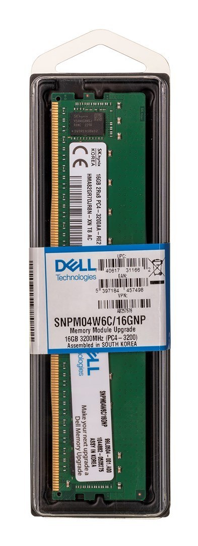 DELL AB257576 moduł pamięci 16 GB 2 x 8 GB DDR4 3200 Mhz