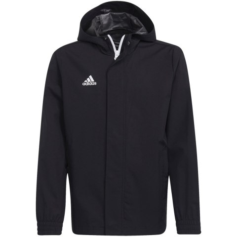 Kurtka dla dzieci adidas Entrada 22 All-Weather czarna IK4014