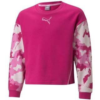 Bluza dla dzieci Puma Alpha Crew TR różowa 846941 14 176cm