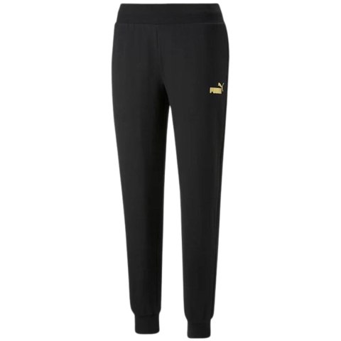 Spodnie damskie Puma ESS+ Metallic Pants FL czarne 849959 01 L