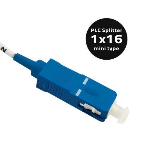 Qoltec 54209 Splitter 1x16 | SC/PC - SC/PC | G.657A | Singlemode | 0.9mm