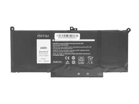 Bateria do Dell Latitude 7390, 7490 5800 mAh (44 Wh) 7.6 - 7.4