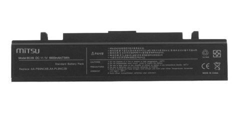 Bateria do Samsung R460, R519 6600 mAh (73 Wh) 10.8 - 11.1 Volt