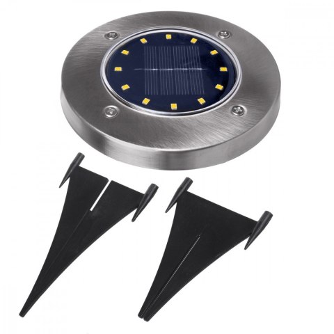 Lampa solarna najazdowa MCE318 LED IP44 12 SMD 4000K