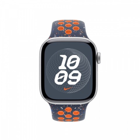 Pasek sportowy Nike w kolorze błękitnego płomienia do koperty 42 mm - rozmiar M/L