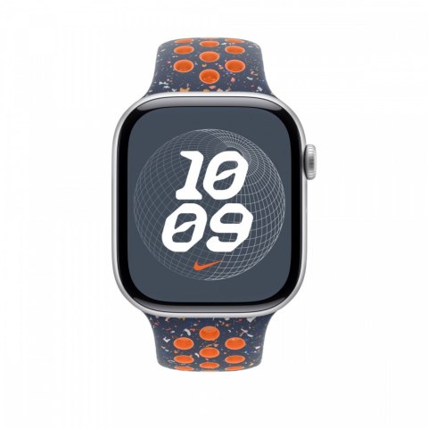 Pasek sportowy Nike w kolorze błękitnego płomienia do koperty 46 mm - rozmiar M/L