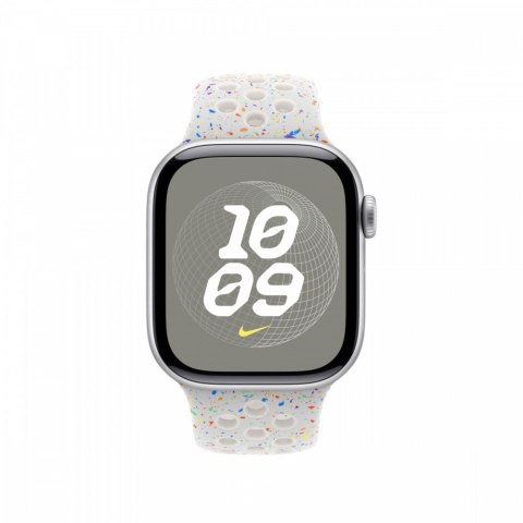 Pasek sportowy Nike w kolorze czystej platyny do koperty 42 mm - rozmiar M/L