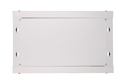 Szafka wisząca rack 4U 600x600 szara szklane drzwi