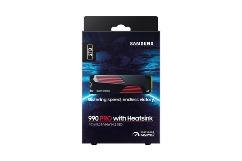 Samsung 990 PRO 2 TB M.2 PCI Express 4.0 NVMe V-NAND MLC