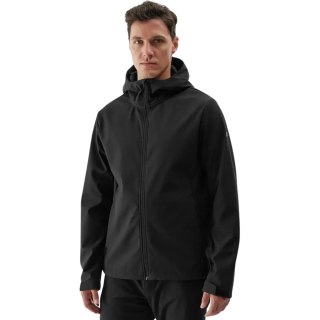 Kurtka męska softshell 4F M283 głęboka czerń 4FWAW24TSOFM283 20S 2XL