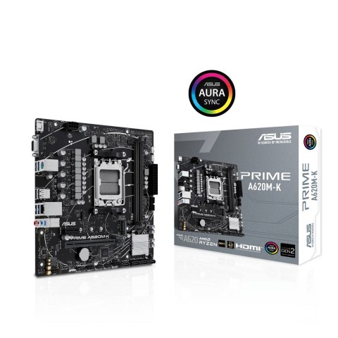 ASUS PRIME A620M-K AMD A620 Gniazdo AM5 micro ATX