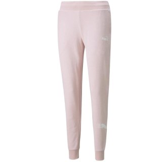 Spodnie damskie Puma Power Graphic Pants różowe 847115 16 L