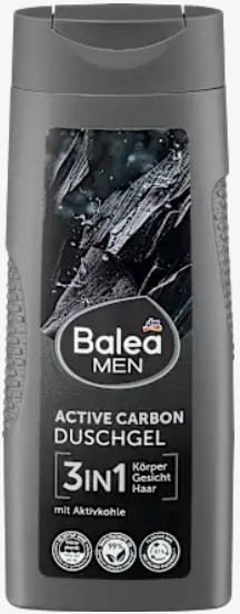 Balea Men Active Carbon 3in1 Żel pod Prysznic 300 ml