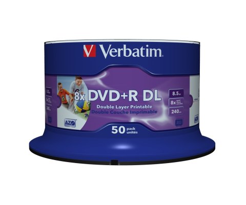 Verbatim 43703 płyta DVD 8,5 GB DVD-R 50 szt.