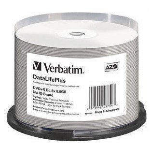 Verbatim DataLifePlus 8,5 GB DVD+R DL 50 szt.