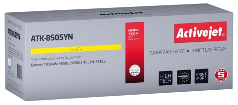 Activejet ATK-8505YN Toner (zamiennik Kyocera TK-8505Y; Supreme; 20000 stron; żółty)