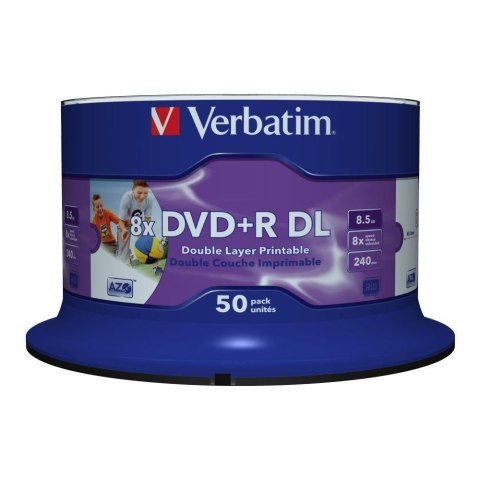 Verbatim 43703 płyta DVD 8,5 GB DVD-R 50 szt.