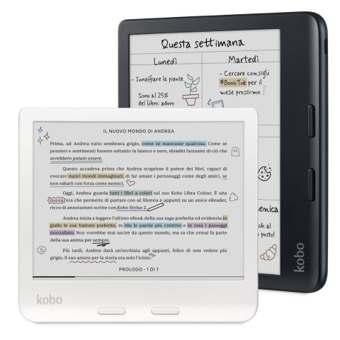 Ebook Kobo Libra Colour 7" E-Ink Kaleido 3 32GB WI-FI Black (WYPRZEDAŻ)