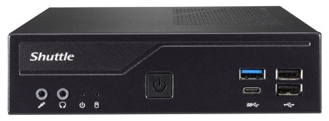 Shuttle DH610S komputer typu barebone Wąski PC Czarny Intel H610