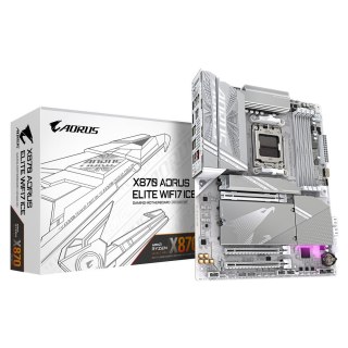 GIGABYTE X870 AORUS ELITE WIFI7 ICE AMD X870 Gniazdo AM5 ATX