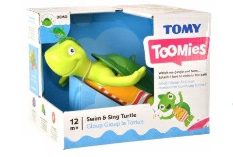 Tomy Toomies Swim n Sing Turtle Zwierzątko do kąpieli Wielobarwny