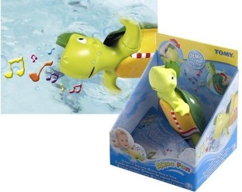 Tomy Toomies Swim n Sing Turtle Zwierzątko do kąpieli Wielobarwny