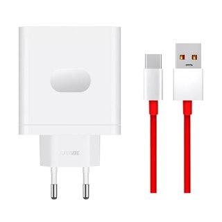 OnePlus 100W USB-A SuperVooc Zasilacz + - Biały