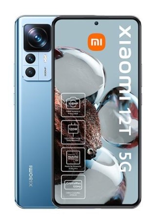 Xiaomi 12T 5G Dual Sim 8GB RAM 256GB - Niebieski