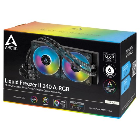 Chłodzenie wodne Arctic Liquid Freezer II 240 ARGB BLACK